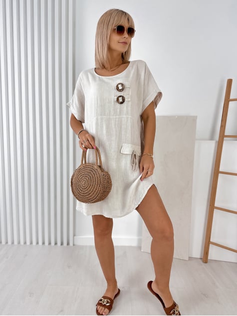 SUKIENKA TAORMIA BEŻOWA