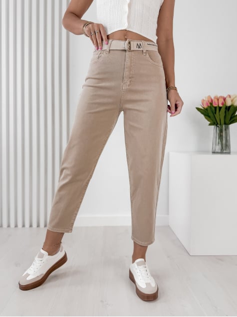 SPODNIE TUCALIA CIEMNOBEŻOWE