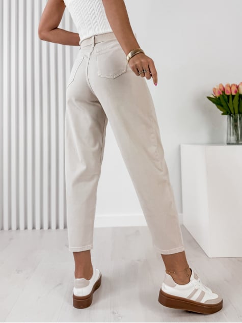 SPODNIE TUCALIA BEŻOWE