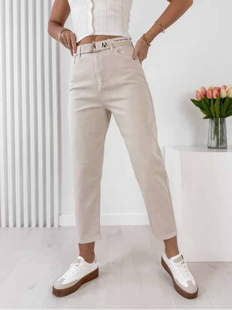 SPODNIE TUCALIA BEŻOWE