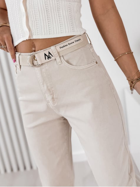 SPODNIE TUCALIA BEŻOWE