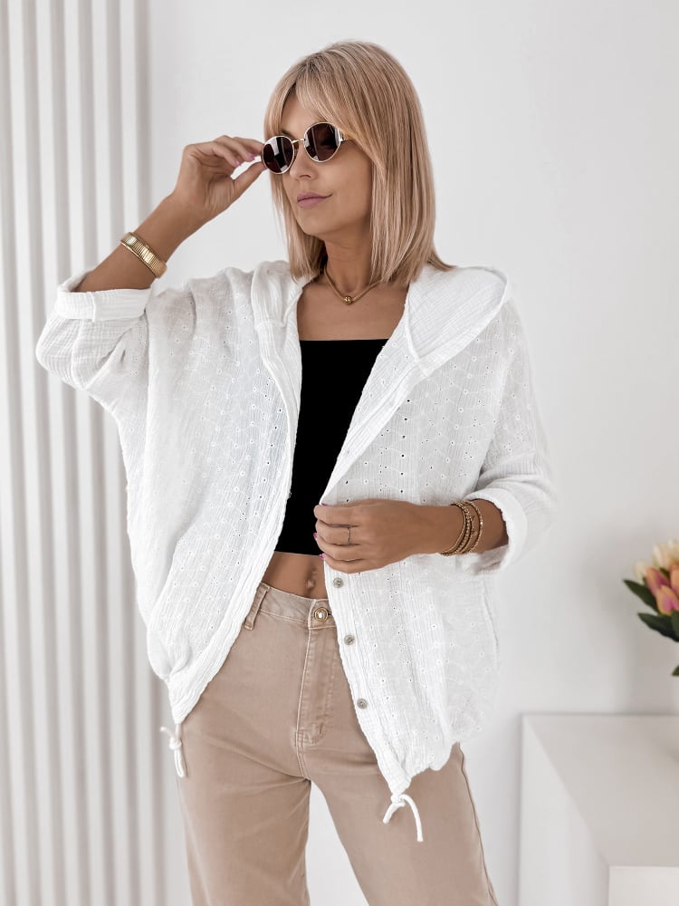 BLUZA BAYONNE BIAŁA