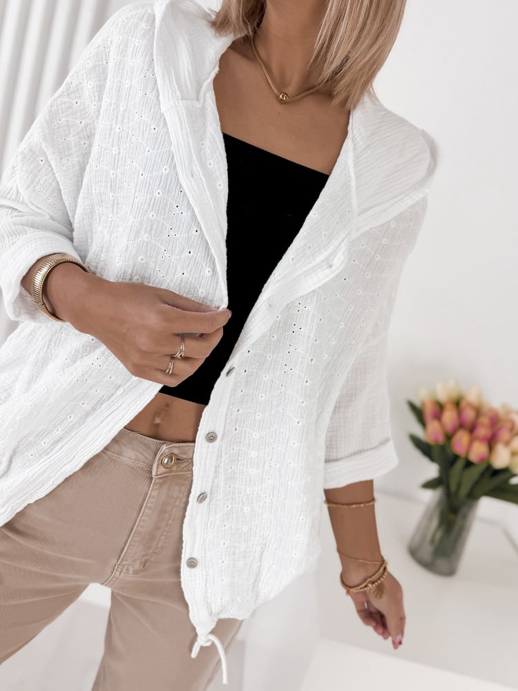 BLUZA BAYONNE BIAŁA