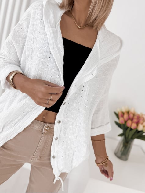 BLUZA BAYONNE BIAŁA