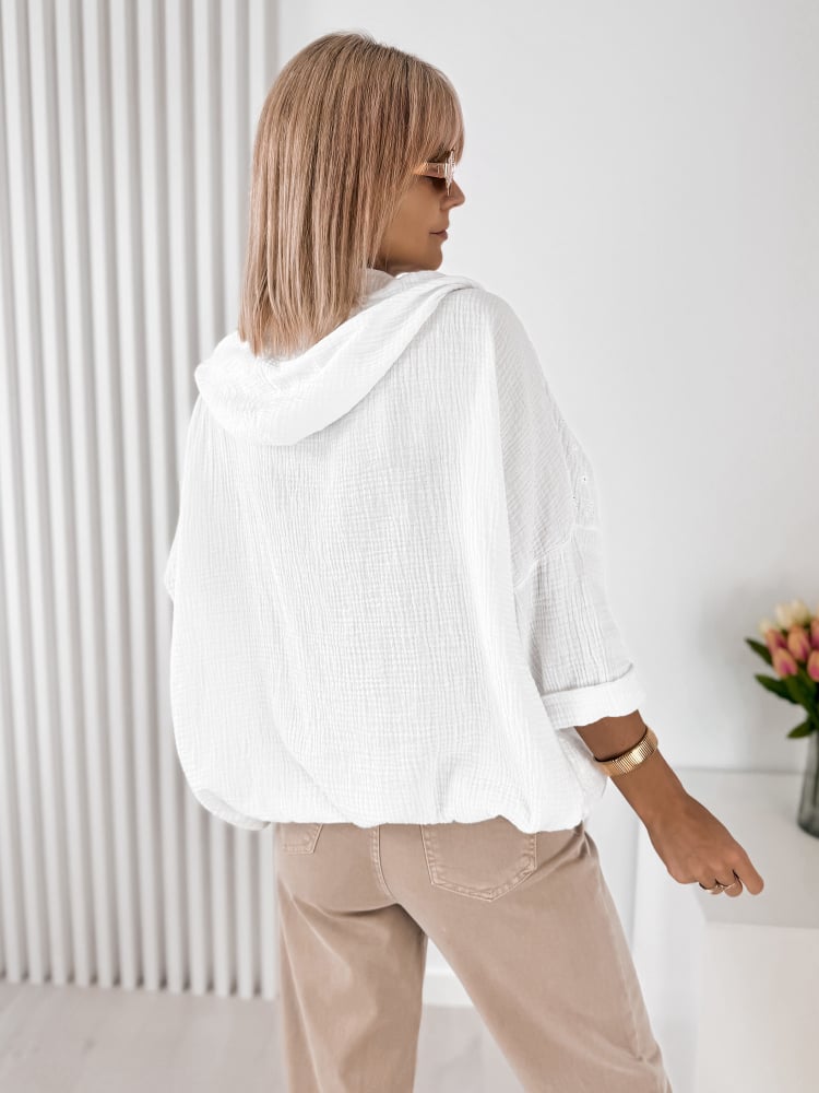 BLUZA BAYONNE BIAŁA