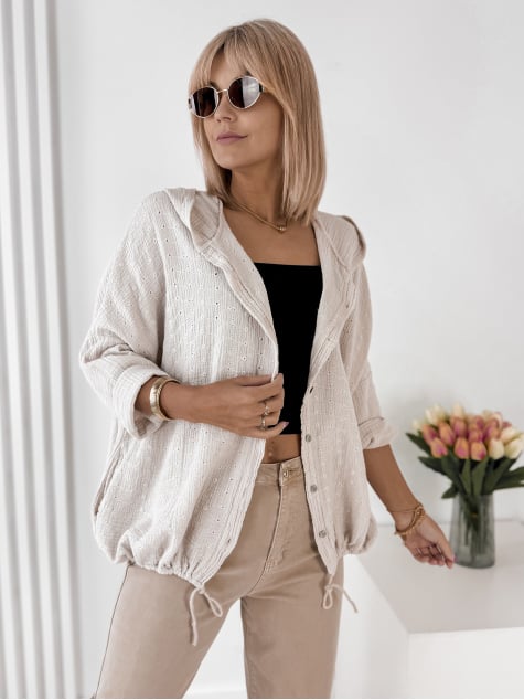 BLUZA BAYONNE BEŻOWA