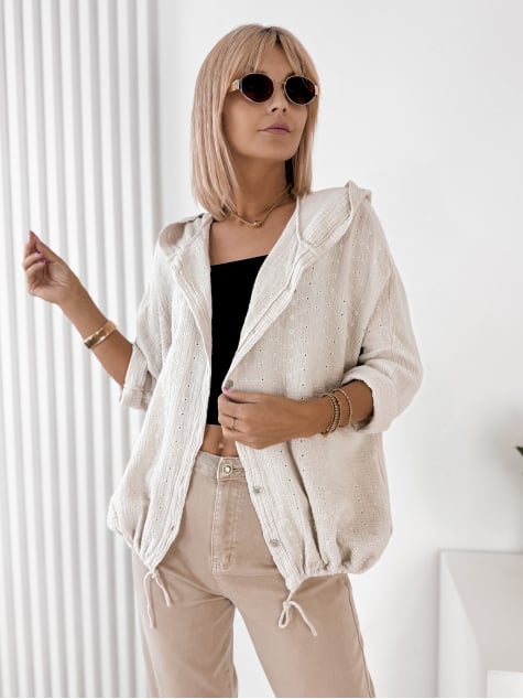 BLUZA BAYONNE BEŻOWA