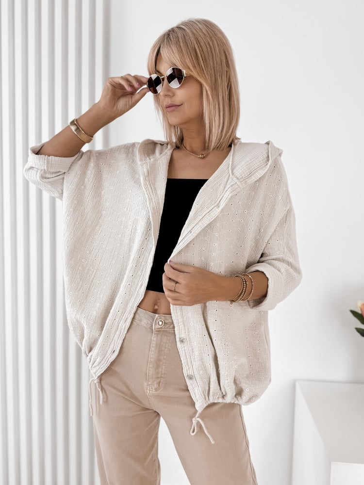 BLUZA BAYONNE BEŻOWA