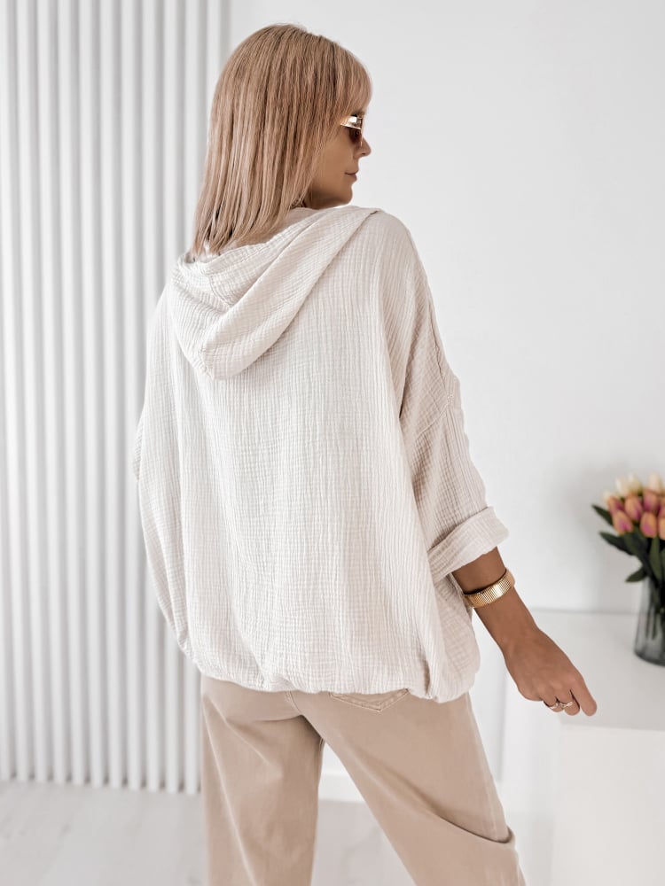 BLUZA BAYONNE BEŻOWA