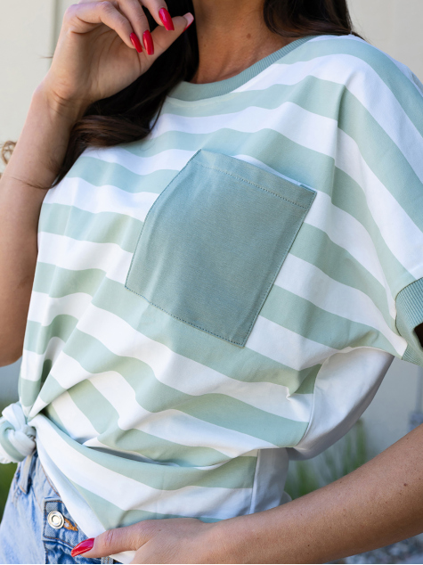 BLUZKA NORELA MIĘTOWA