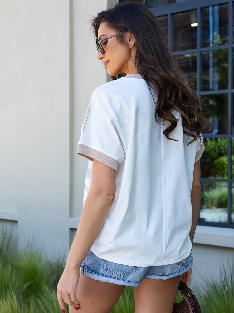 BLUZKA NORELA BEŻOWA