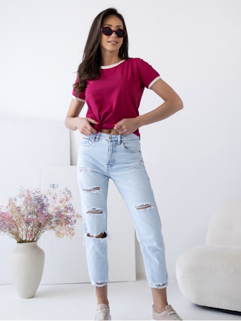 BLUZKA SEVYA BORDOWA