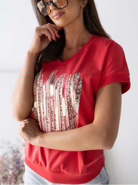 BLUZKA RONALIA MALINOWA