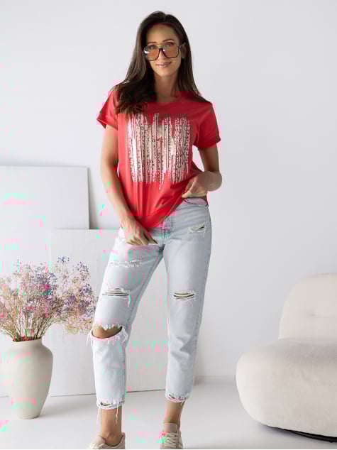 BLUZKA RONALIA MALINOWA