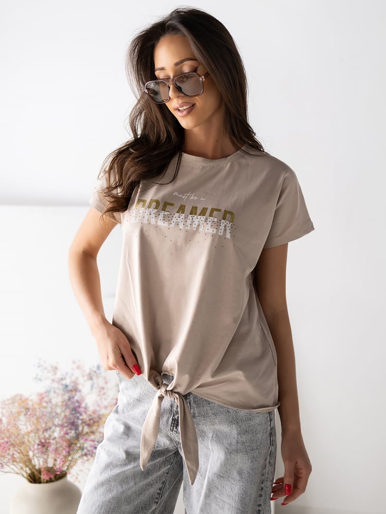 BLUZKA SERIN BEŻOWA