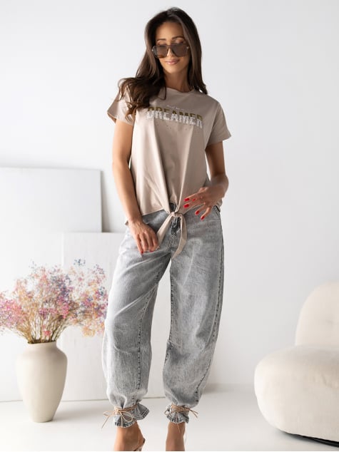 BLUZKA SERIN BEŻOWA