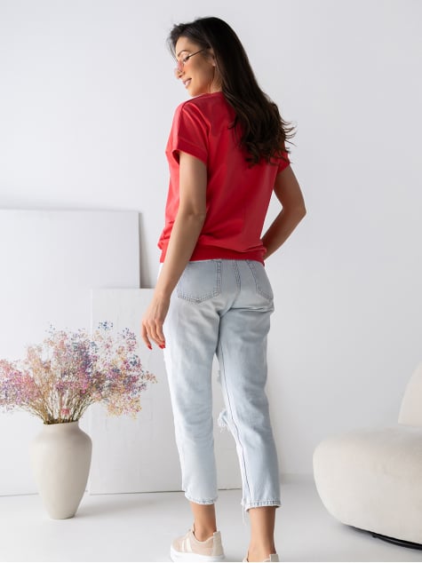 BLUZKA ORVEA MALINOWA