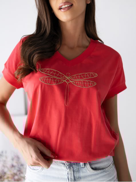 BLUZKA ORVEA MALINOWA