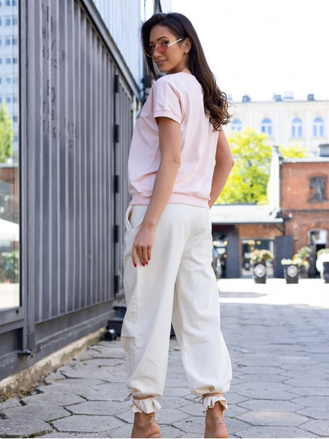 BLUZKA MYLANTA PUDROWY RÓŻ