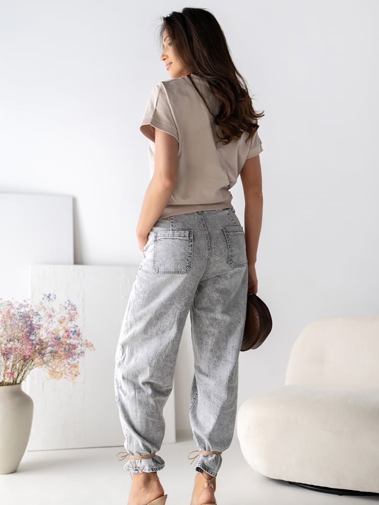 BLUZKA LORENE BEŻOWA