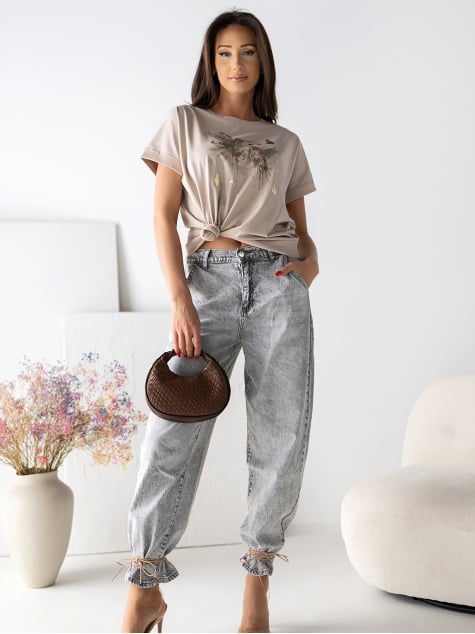 BLUZKA LORENE BEŻOWA