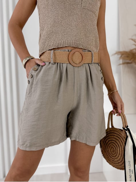 SPODENKI TIRANELA CIEMNOBEŻOWE