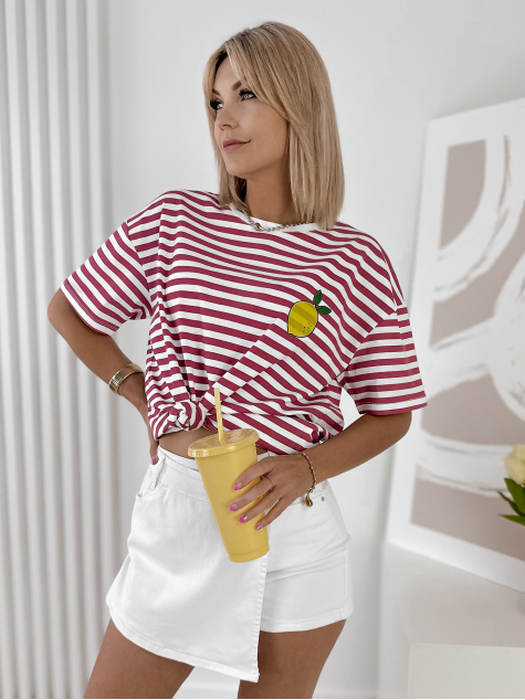 BLUZKA CITRON MALINOWA