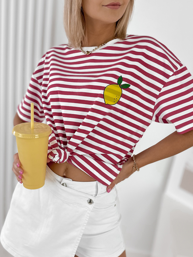 BLUZKA CITRON MALINOWA