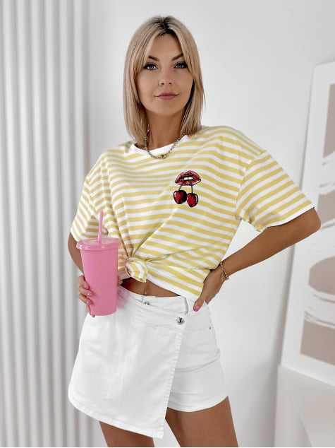 BLUZKA CERISES ZÓŁTA