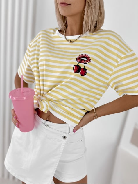 BLUZKA CERISES ZÓŁTA