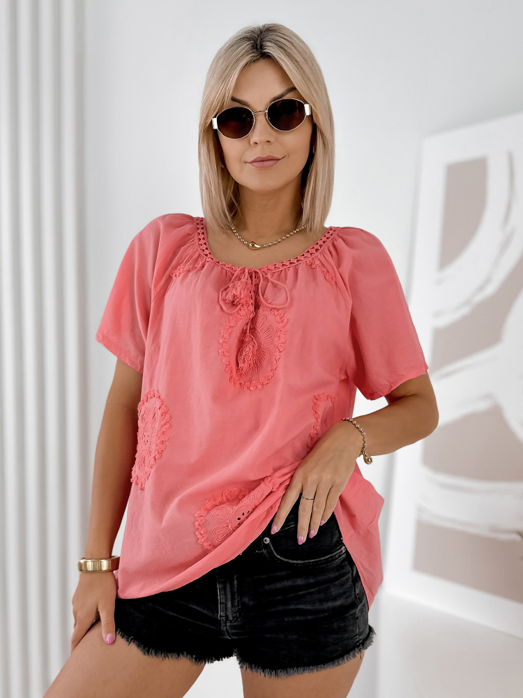 BLUZKA NOLIE KORALOWA