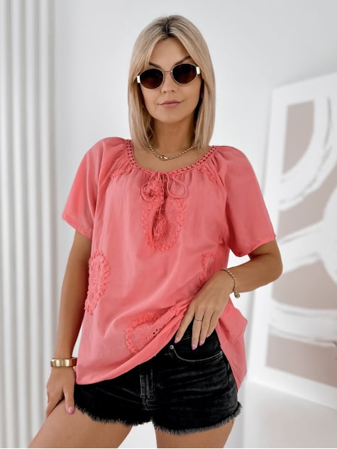 BLUZKA NOLIE KORALOWA