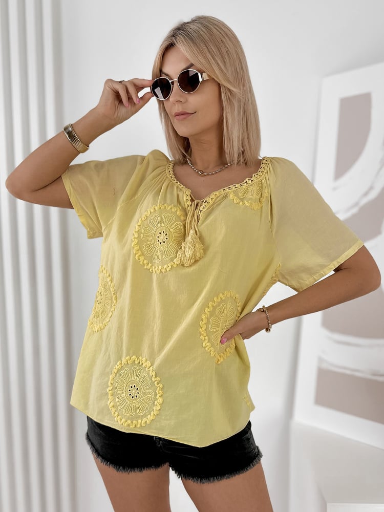 BLUZKA NOLIE ŻÓŁTA