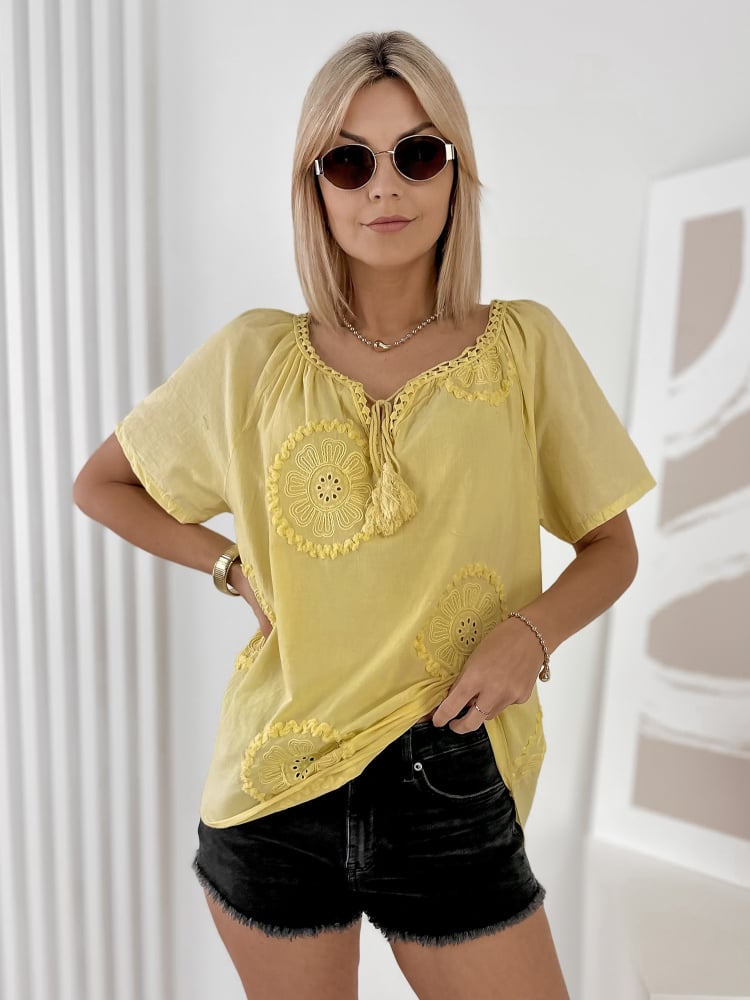 BLUZKA NOLIE ŻÓŁTA