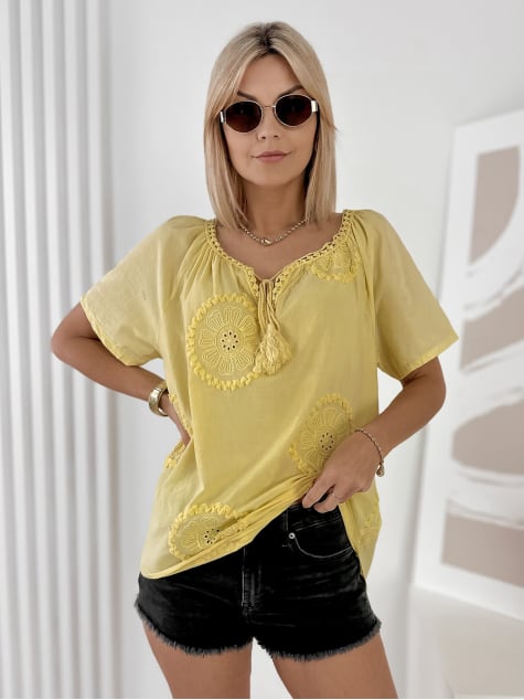 BLUZKA NOLIE ŻÓŁTA
