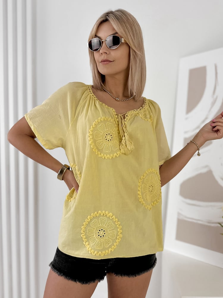 BLUZKA NOLIE ŻÓŁTA