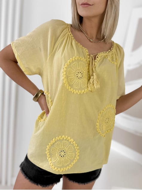 BLUZKA NOLIE ŻÓŁTA