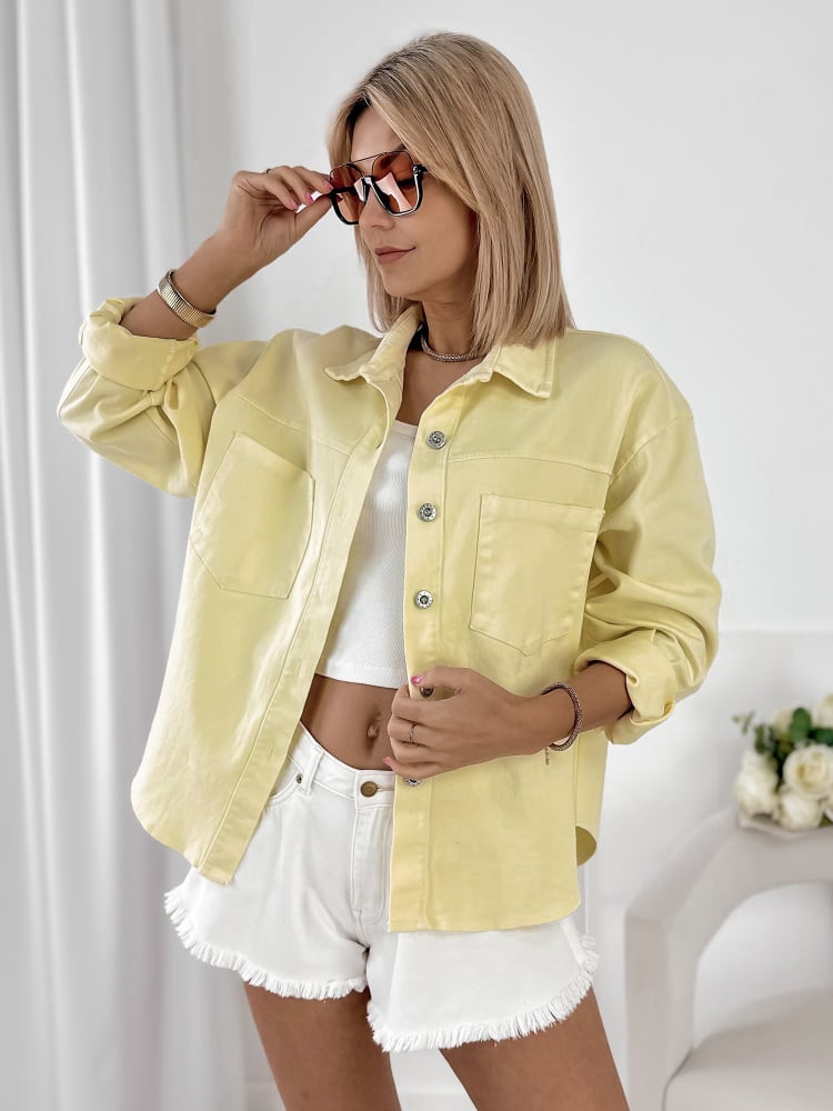 KURTKA ROANIE ŻÓŁTA