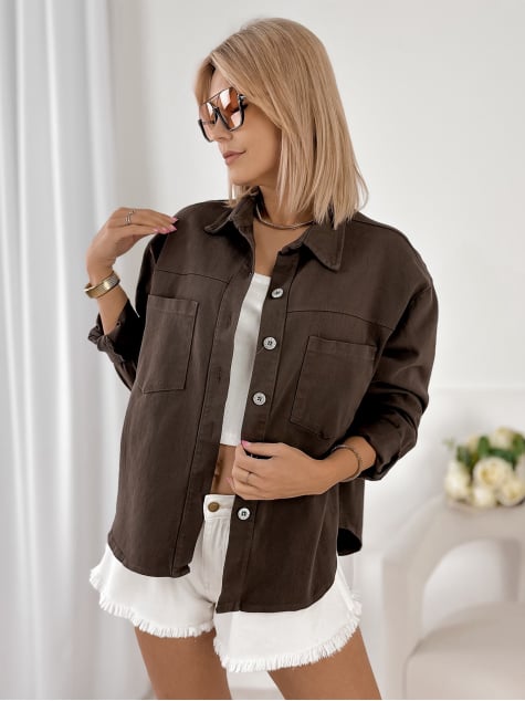 KURTKA ROANIE BRĄZOWA