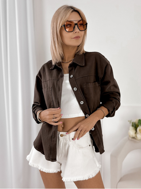 KURTKA ROANIE BRĄZOWA