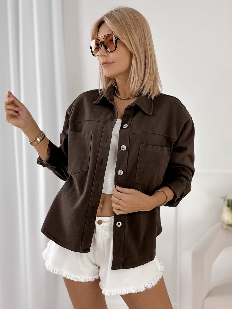 KURTKA ROANIE BRĄZOWA