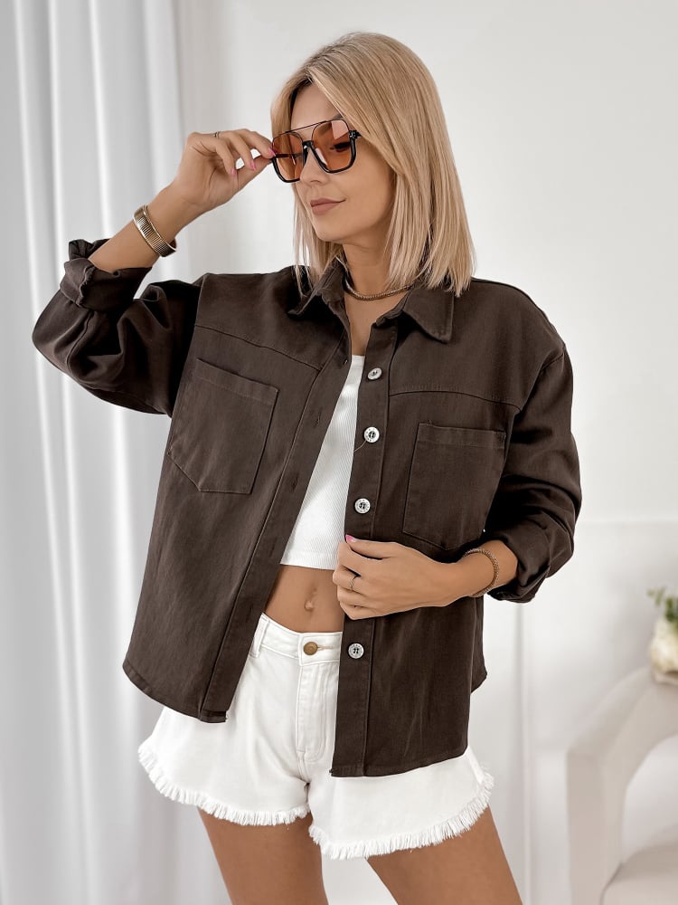 KURTKA ROANIE BRĄZOWA