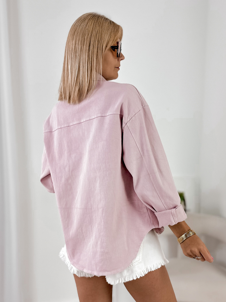 KURTKA ROANIE PUDROWY RÓŻ