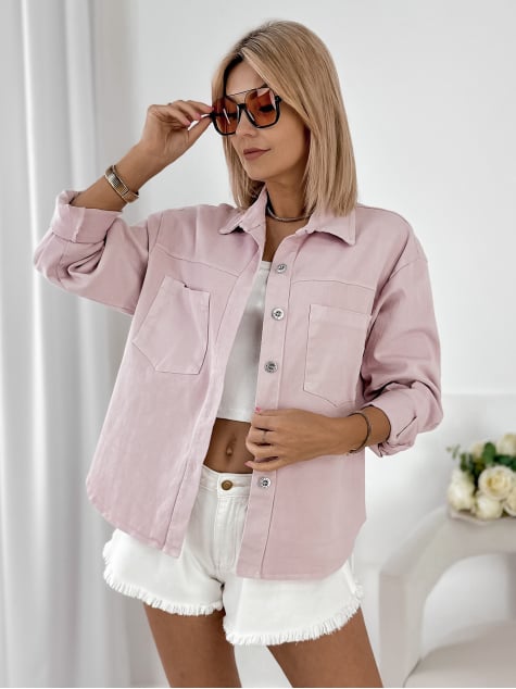 KURTKA ROANIE PUDROWY RÓŻ