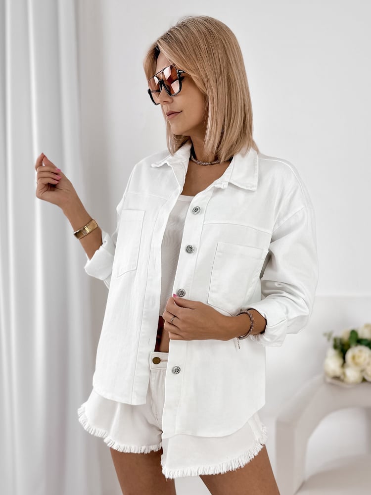 KURTKA ROANIE BIAŁA