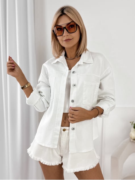 KURTKA ROANIE BIAŁA