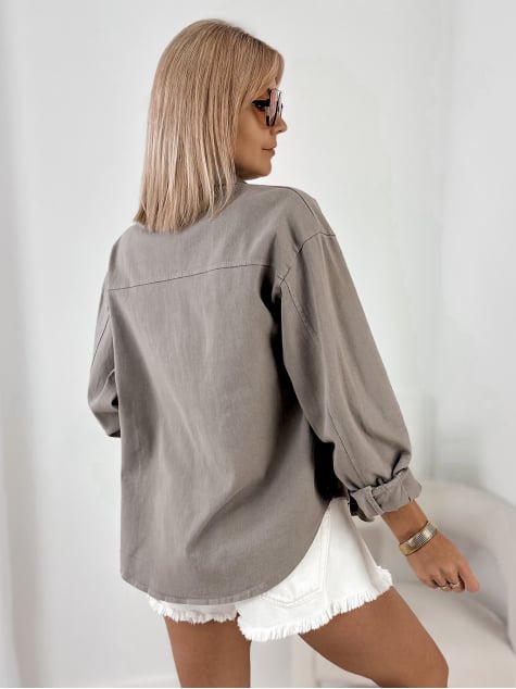 KURTKA ROANIE CIEMNOBEŻOWA