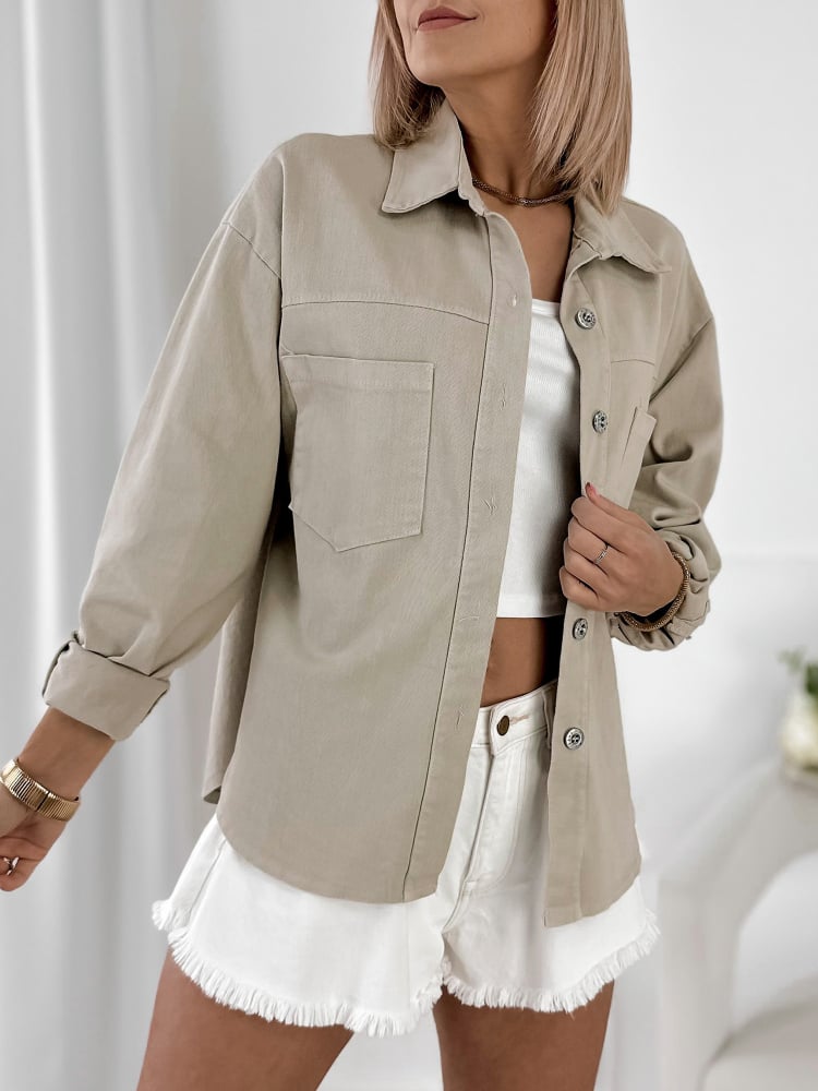 KURTKA ROANIE BEŻOWA