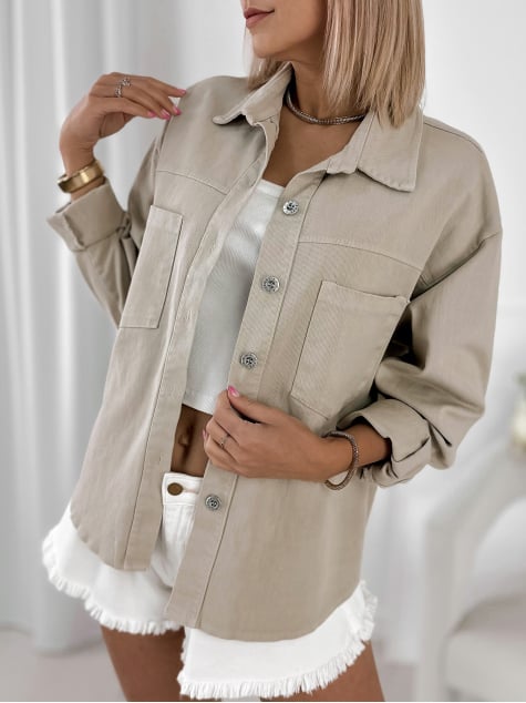 KURTKA ROANIE BEŻOWA