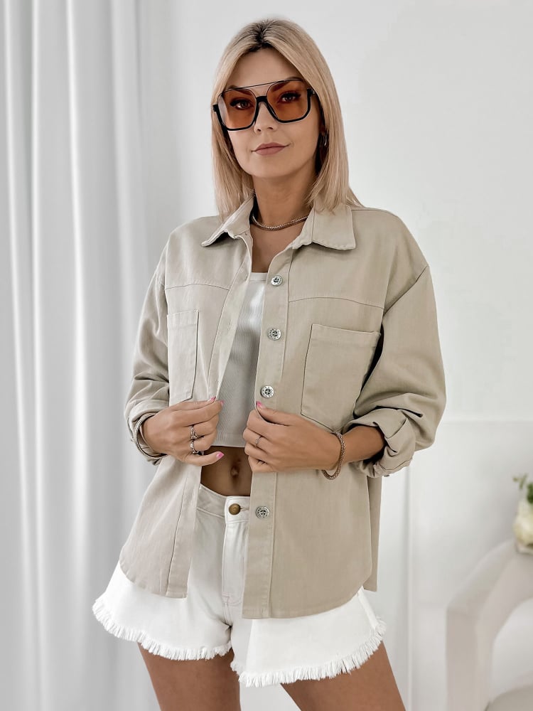 KURTKA ROANIE BEŻOWA